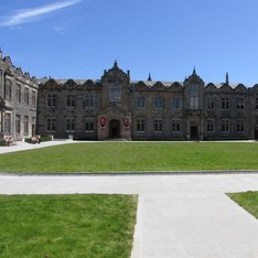 Upper and Lower College Hall of the United College Quadrangle